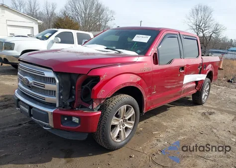 2015 Ford F-150 Platinum from USA, damaged, VIN 1FTEW1EG7FFA08456